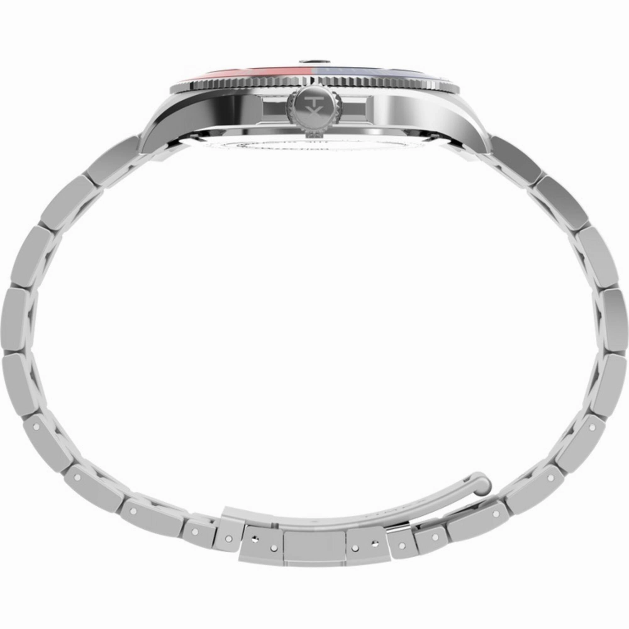 Timex Men's Watch - Harborside Coast Blue and Red Rotating Bezel | TW2V72100VQ