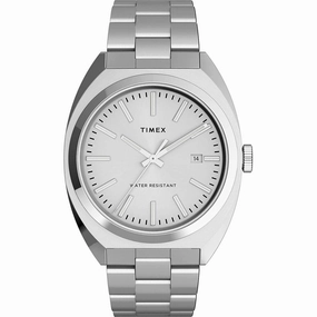 Timex Men's Watch - Milano XL Silver Tone Dial Stainless Steel Bracelet | TW2U15600VQ