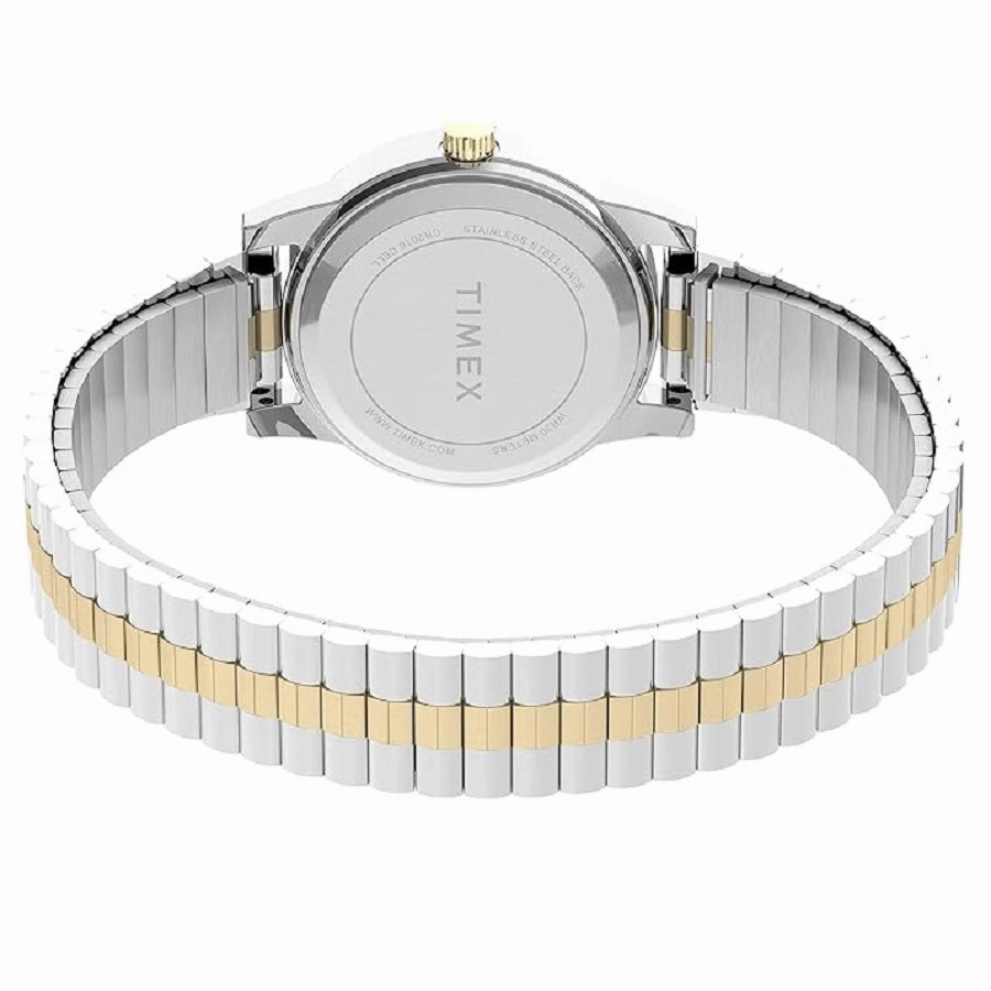 Timex Two Tone Expandable Bracelet Ladies Watch T2M828