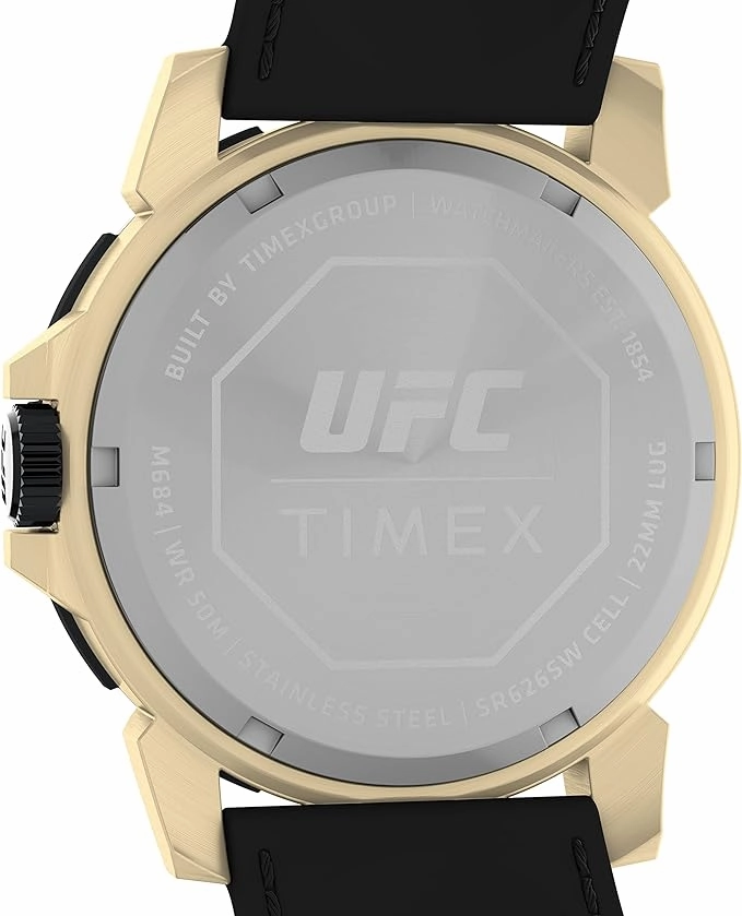 Timex UFC Street Champ 42mm Silicone Strap Watch TW2V84400