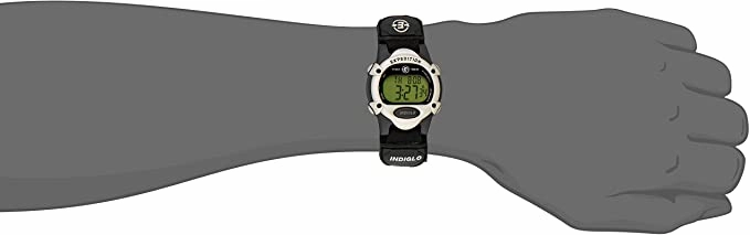 Timex Unisex T47852 Expedition Mid-Size Digital CAT Black Fast Wrap Strap Watch