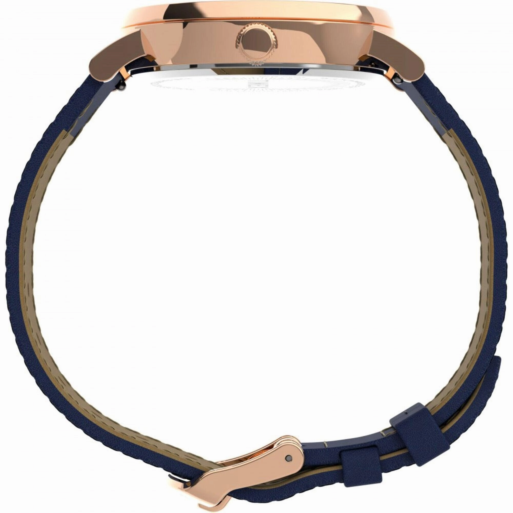 Timex Women's Watch - Fairfield White Dial Blue Leather Strap Quartz | TW2U95900VQ