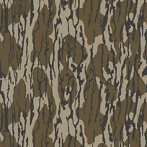 Timex x Mossy Oak Men's Expedition Scout 43mm Watch  Original Bottomland Camo Fabric & Leather Strap