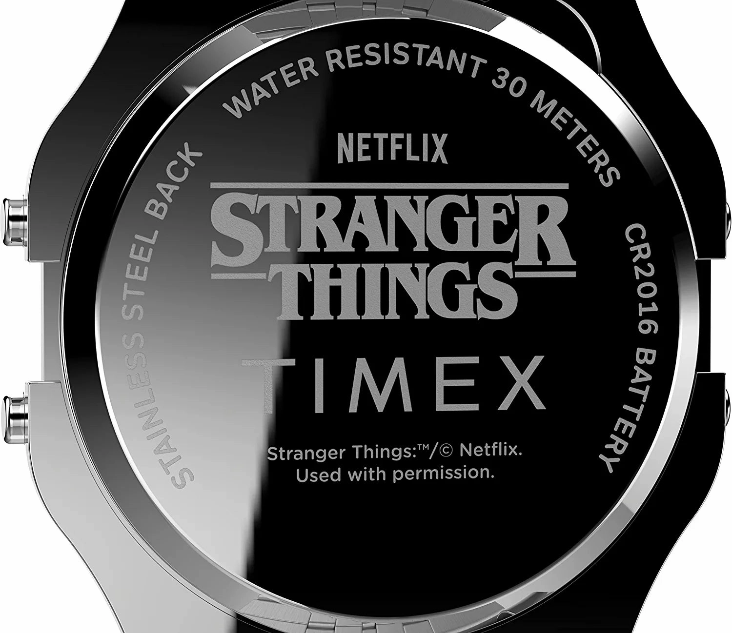 Timex X Stranger Things Watch Timex T80 34mm Stainless Steel TW2V50900YB