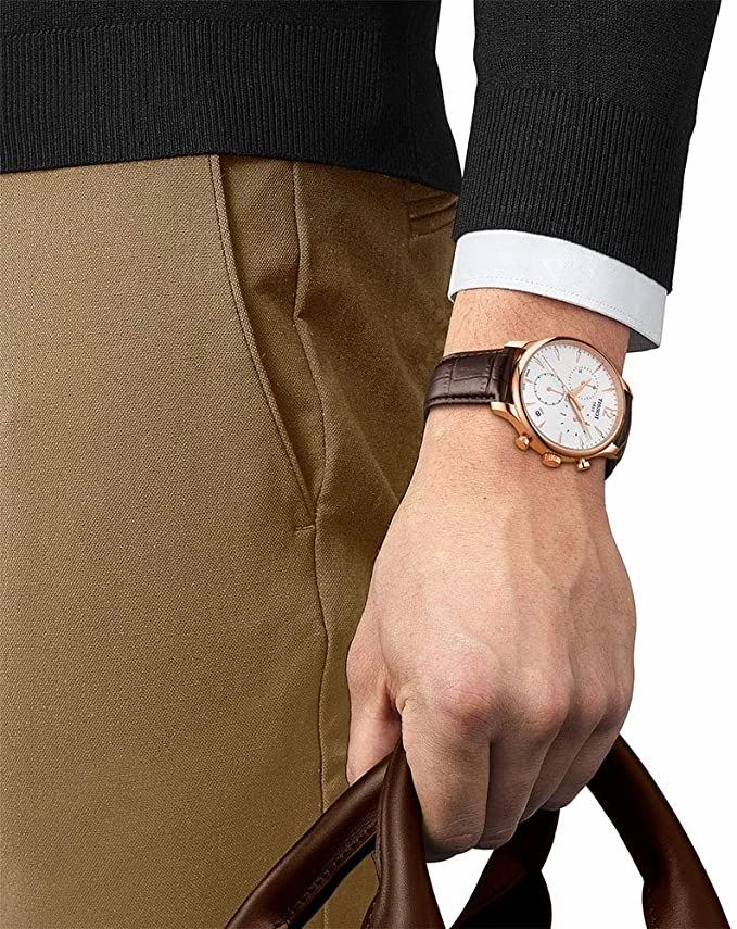Tissot Analog White Dial Men's Watch - T0636173603700