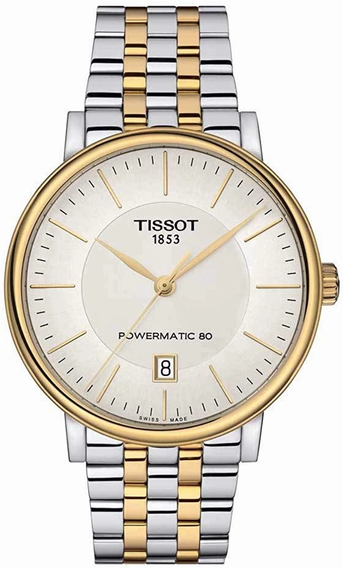 Tissot Carson T122.407.11.031.00 POWERMATIC 80 Two Tone Watch