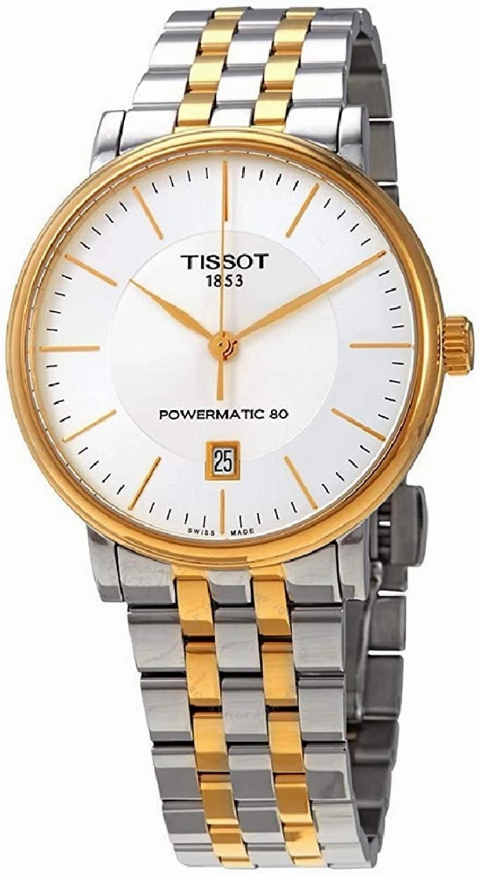 Tissot Carson T122.407.11.031.00 POWERMATIC 80 Two Tone Watch
