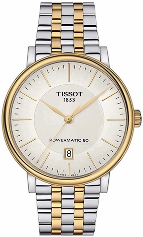 Tissot Carson T122.407.11.031.00 POWERMATIC 80 Two Tone Watch