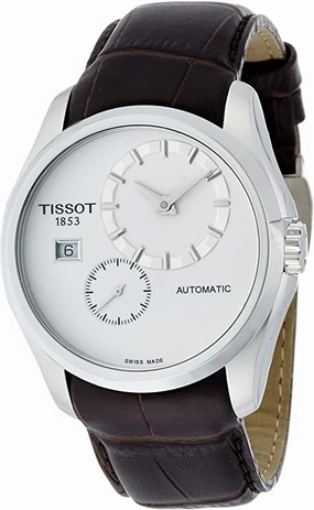 Tissot Couturier White Dial Stainless Steel Automatic Men's Watch T0354281603100