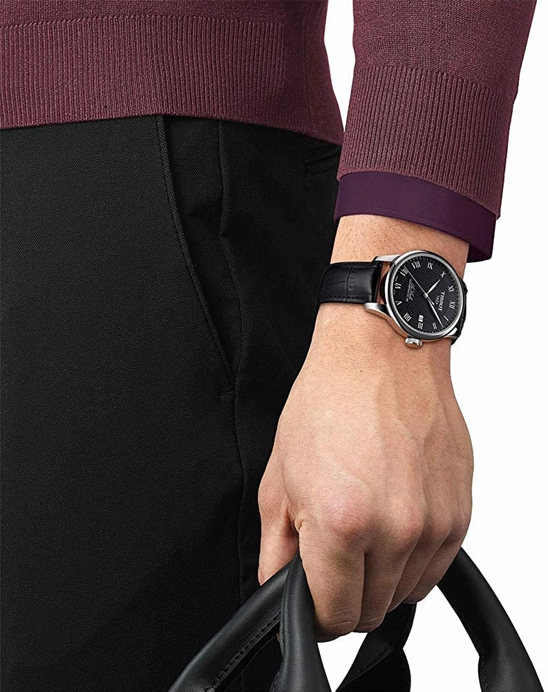 Tissot Men's Le Locle Stainless Steel Dress Watch Black T0064071605300