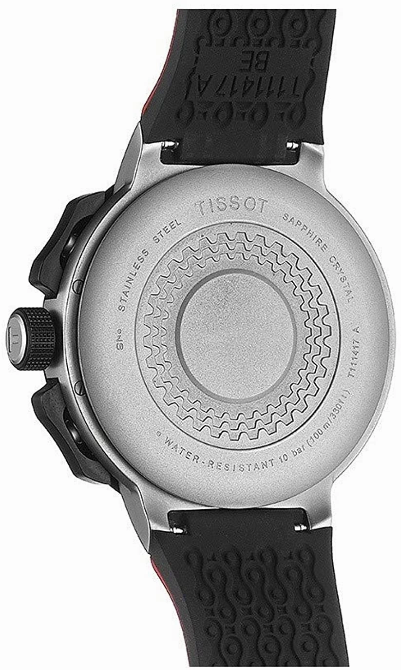 Tissot Men's Quartz Stainless Steel Strap, Black, 18 Casual Watch (Model: T1114172744100)