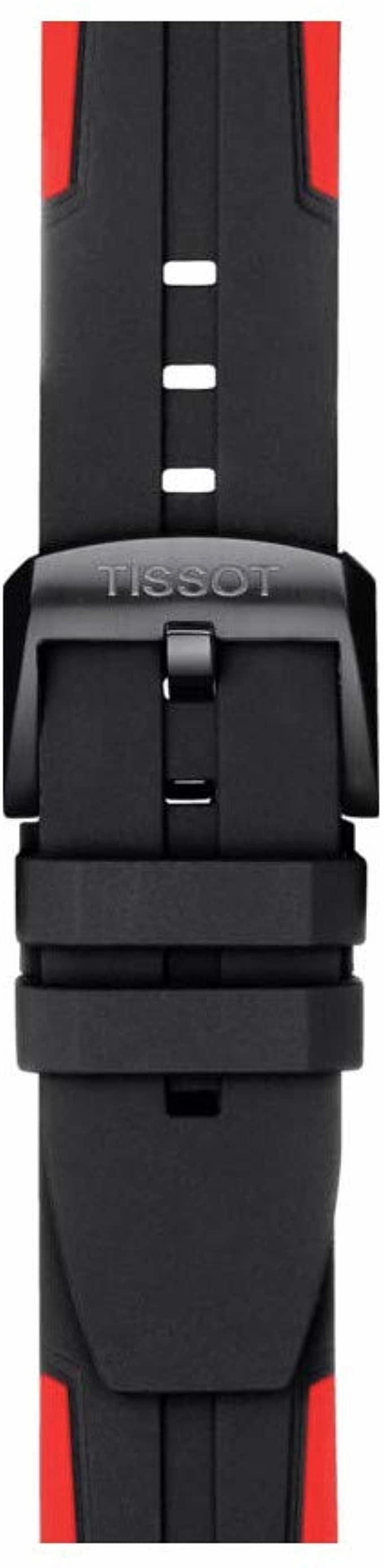 Tissot Men's Quartz Stainless Steel Strap, Black, 18 Casual Watch (Model: T1114172744100)
