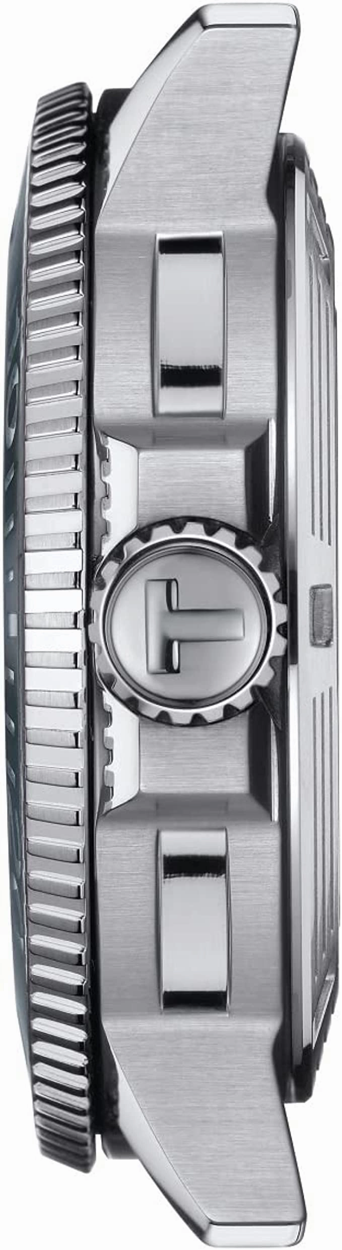 Tissot Men's Seastar 1000 Powermatic 80 316L Stainless Steel case Swiss Automatic Watch Strap, Grey, 21 (Model: T1204071108101)