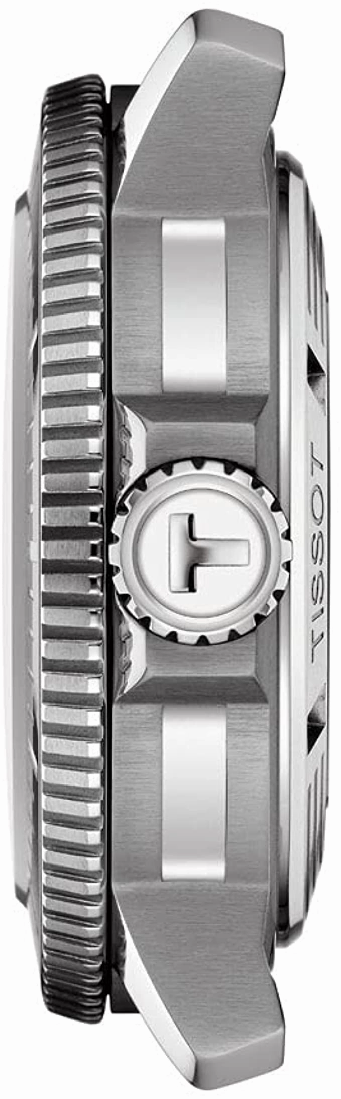 Tissot Men's Seastar 2000 Professional Swiss Automatic Diving Watch with Stainless Steel Strap, Grey, 22 (Model: T1206071104100)