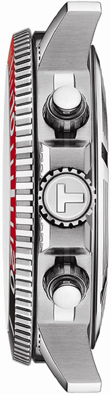 Tissot Men's Seastar 660/1000 316L Stainless Steel case Swiss Quartz Strap, Grey, 22 Casual Watch (Model: T1204171105101)