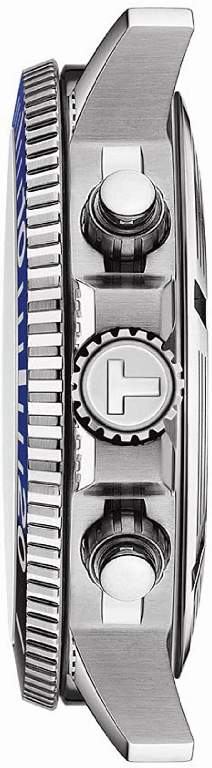 Tissot Men's Seastar 660/1000 Stainless Steel Swiss Quartz Rubber Strap, Black, 22 Casual Watch (Model: T1204171705102)