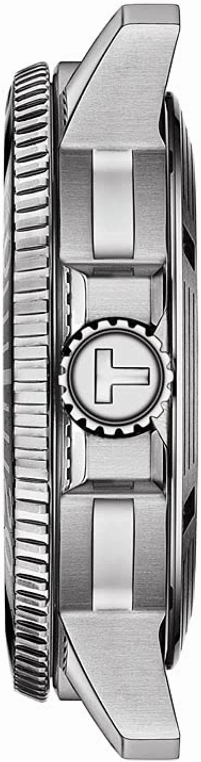 Tissot Men's Seastar 660/1000 Swiss Automatic Stainless Steel Strap, Grey, 21 Casual Watch (Model: T1204071104103)