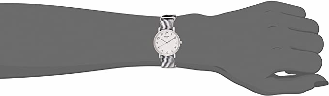 Tissot Men's Stainless Steel Quartz Watch with Stainless-Steel Strap, Two Tone, 18 (Model: T1094101803200)