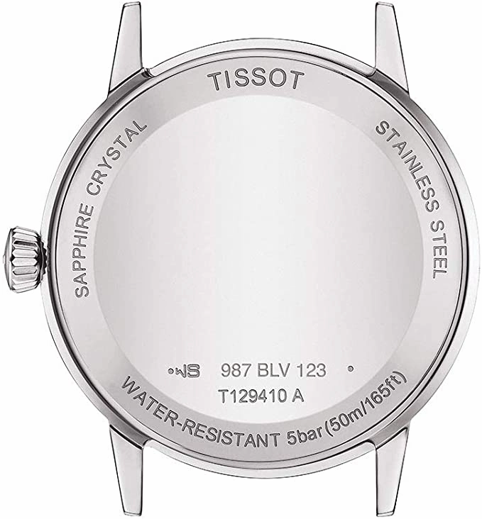 Tissot mens Classic Dream Stainless Steel Dress Watch Grey T1294101105300