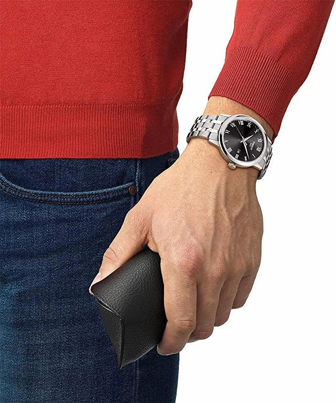 Tissot mens Classic Dream Stainless Steel Dress Watch Grey T1294101105300