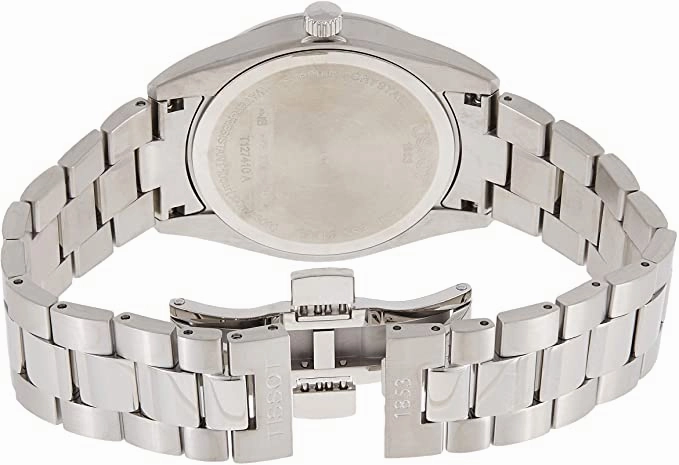 Tissot mens Gentleman Stainless Steel Dress Watch Grey T1274101105100