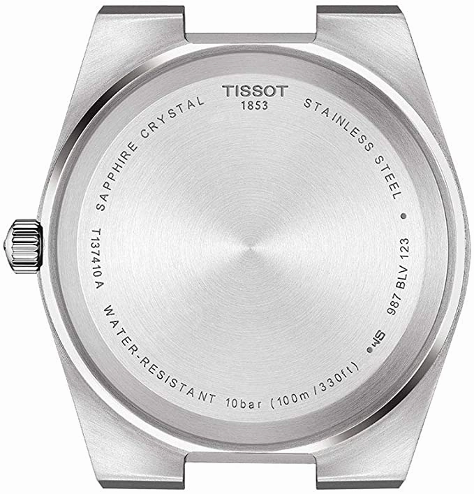Tissot mens PRX 316L stainless steel case Dress Watch Grey T1374101105100