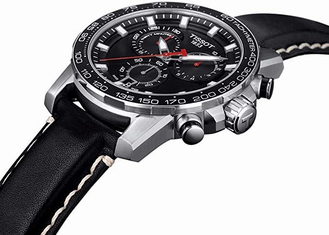 Tissot mens Supersport Stainless Steel Casual Watch Black T1256171605100