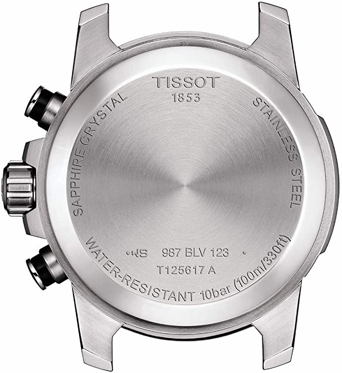 Tissot mens Supersport Stainless Steel Casual Watch Black T1256171605100