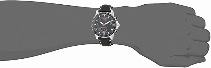 Tissot mens Supersport Stainless Steel Casual Watch Black T1256171605100