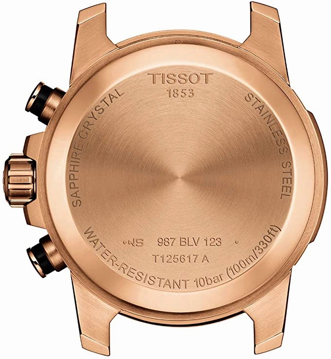 Tissot mens Supersport Stainless Steel Casual Watch Black T1256173605100