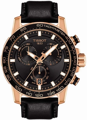 Tissot mens Supersport Stainless Steel Casual Watch Black T1256173605100