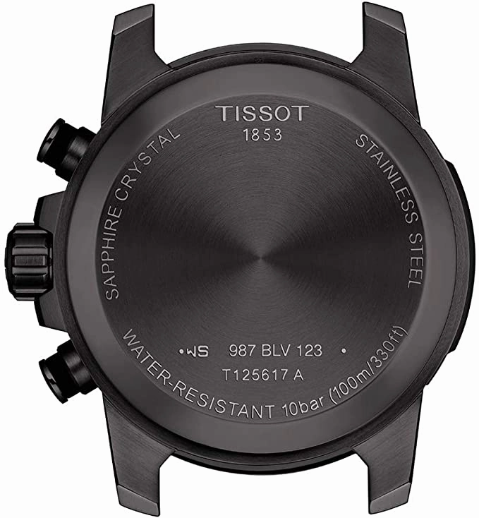 Tissot mens Supersport Stainless Steel Sport Watch Brown T1256173605101