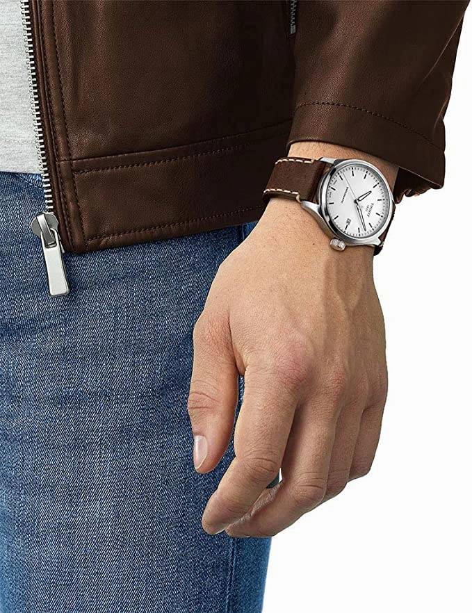 Tissot mens Tissot Gent XL Stainless Steel Casual Watch Brown T1164071601100