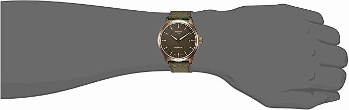 Tissot mens Tissot Gent XL Stainless Steel Casual Watch Khaki T1164073709100