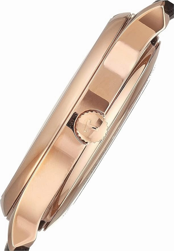 Tissot Mens Tradition Automatic Small Second 316L Stainless Steel case with Rose Gold PVD Coating Automatic Watch, Brown, Leather