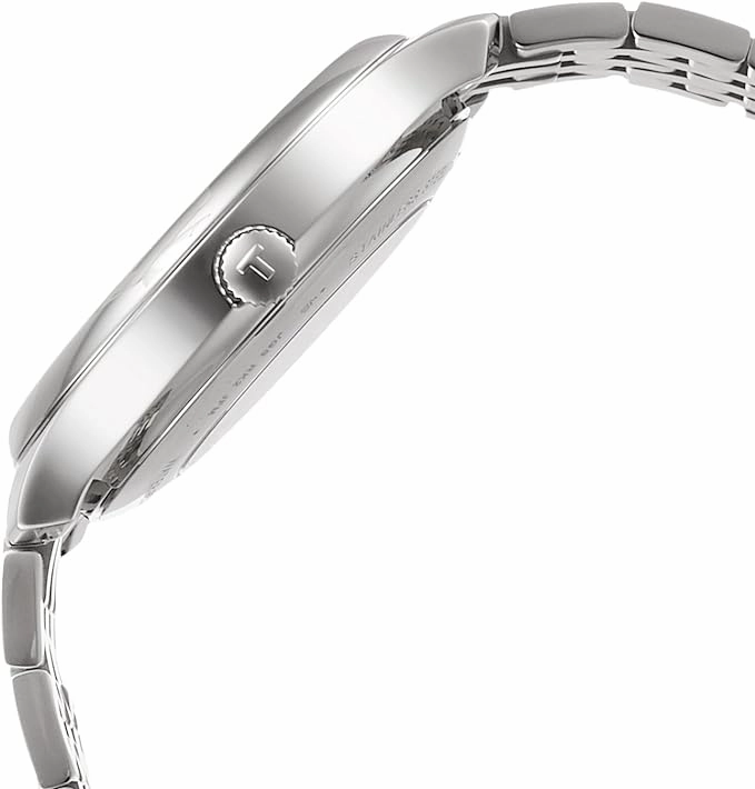 Tissot mens Tradition Stainless Steel Dress Watch Grey