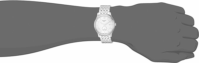 Tissot mens Tradition Stainless Steel Dress Watch Grey