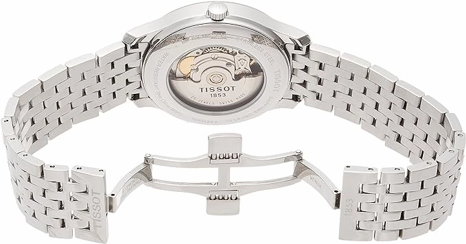 Tissot mens Tradition Stainless Steel Dress Watch Grey