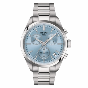 TISSOT PR 100 Chronograph Ice Blue Dial
