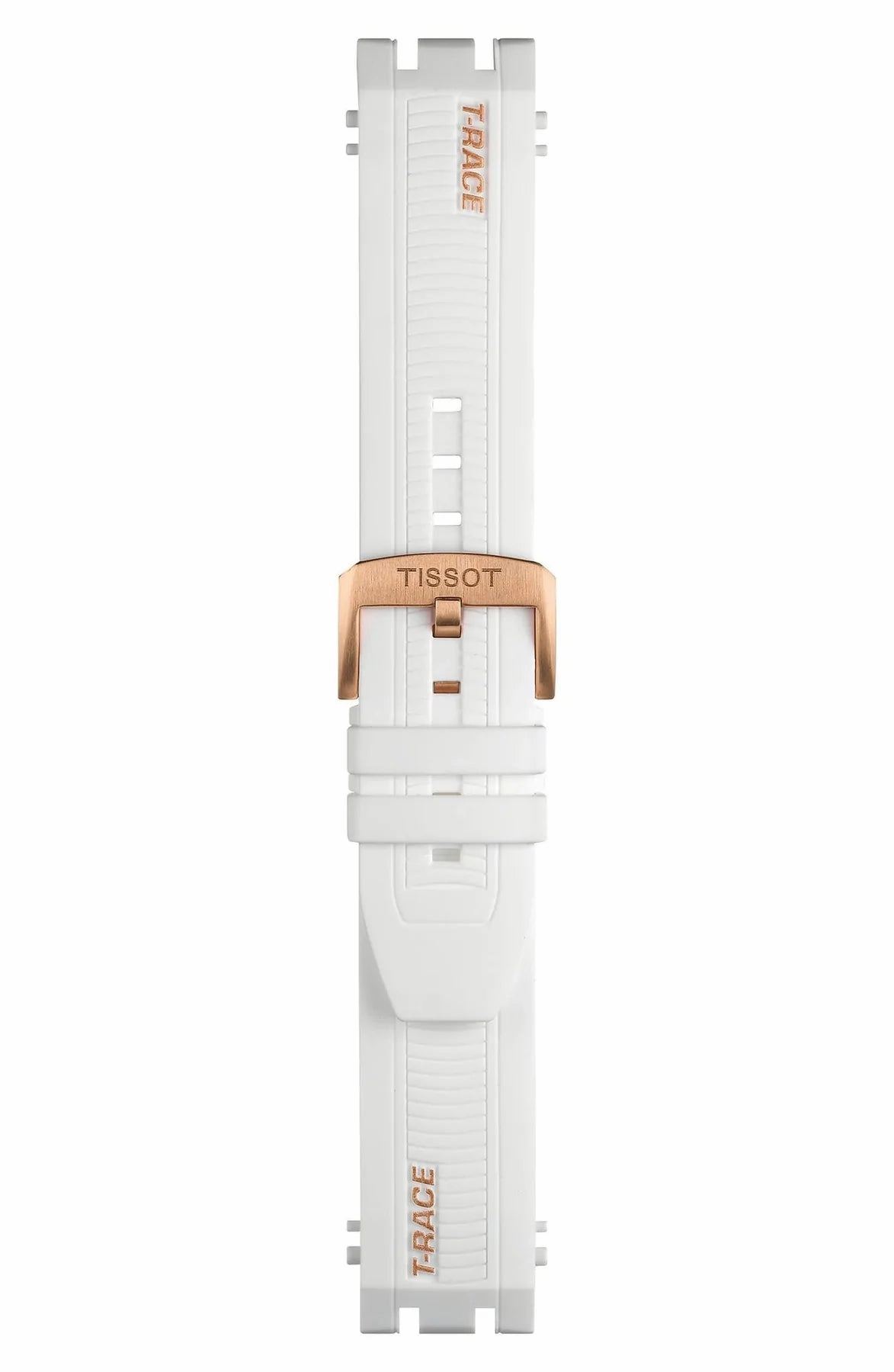 TISSOT T1154172701101 T-RACE CHRONOGRAPH WHITE SILICONE STRAP MEN WATCHES