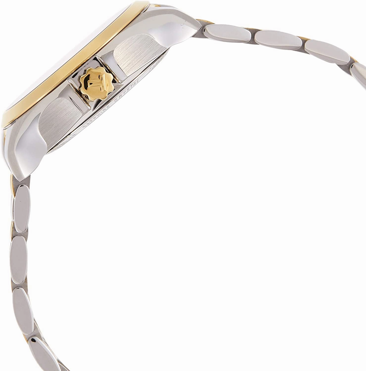 Tissot Women's Couturier 316L Stainless Steel case Swiss Automatic Watch Strap, Grey, 18 (Model: T0352072201100)