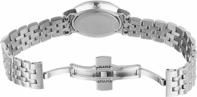 Tissot womens Carson Stainless Steel Dress Watch Grey T1222101103300