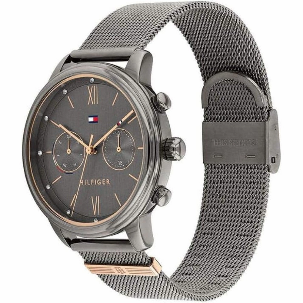 Tommy Hilfiger 1782304  Analogue Multifunction Quartz Watch for women with Stainless Steel mesh bracelet