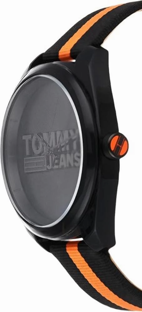 Tommy Hilfiger 1792042 Black Dial Nylon Strap Analogue Quartz Men's Watch