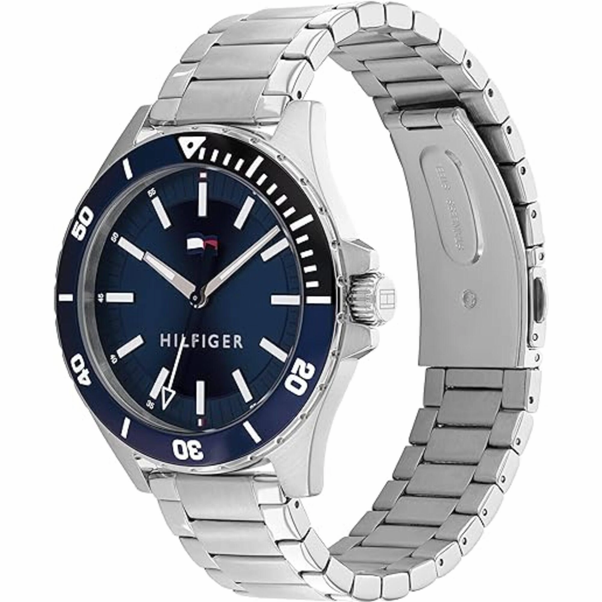 Tommy Hilfiger Men's Watch - Logan Quartz Silver Stainless Steel Bracelet | 1792012