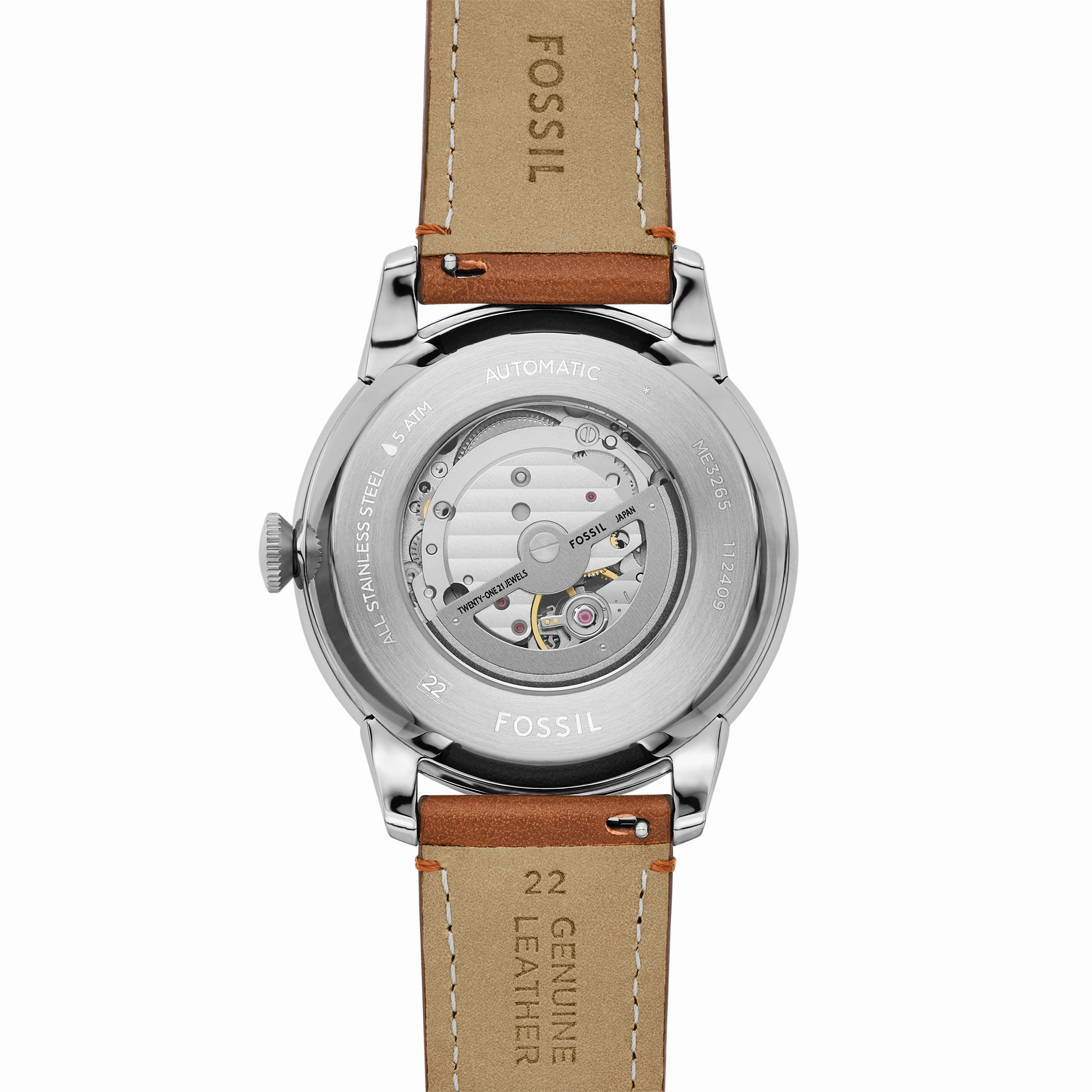 Townsman Multifunction Brown Leather Watch