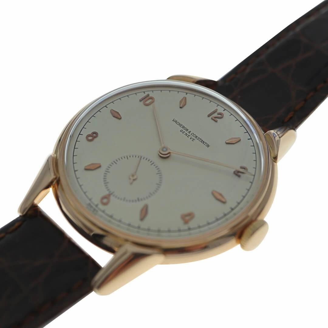 Vacheron Constantin 18k Rose Gold Jumbo Men's Vintage Watch
