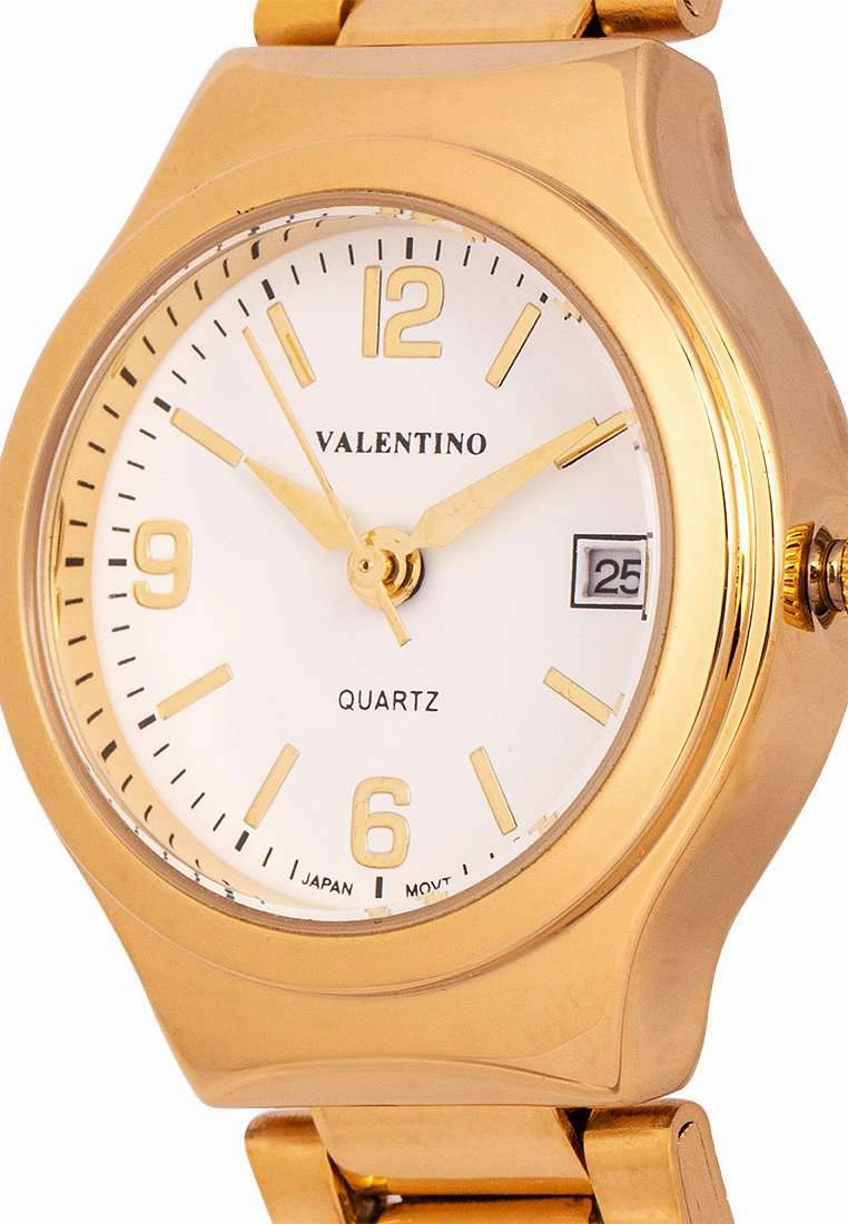 Valentino 20122265-WHITE DIAL - LINE Gold Stainless Watch for Women