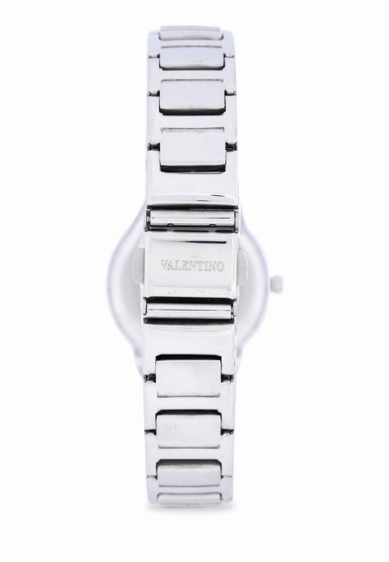 Valentino 20122360-BLACK DIAL Stainless Steel Strap Analog Watch for Women