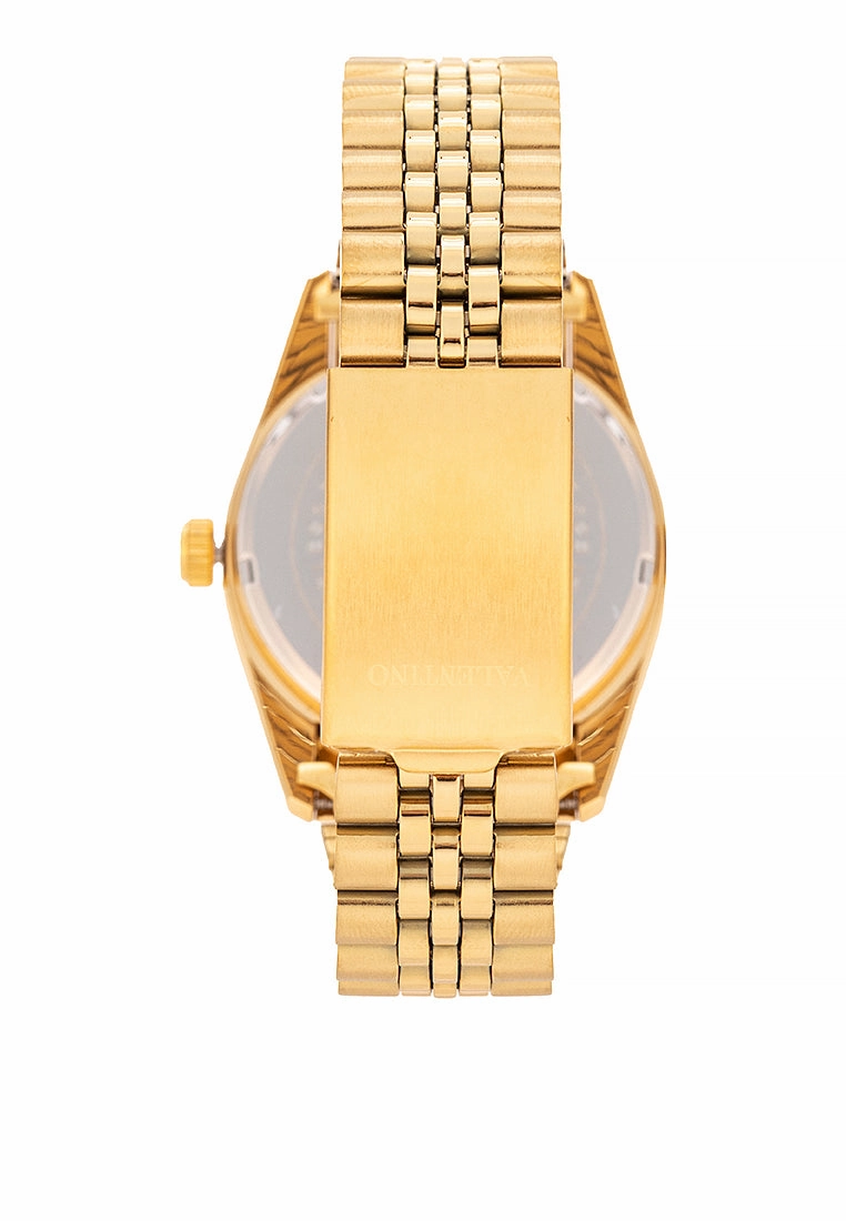 Valentino 20122402-GOLD - GOLD DIAL Stainless Steel Strap Analog Watch for Men